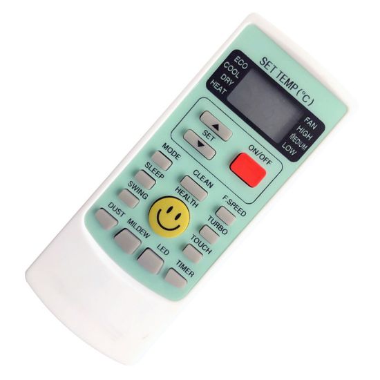 Picture of AC remote control range: 8 meters.– Infrared Version