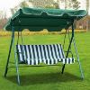Picture of Garden courtyard chair garden swing with cushion canopy