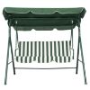Picture of Garden courtyard chair garden swing with cushion canopy