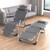 Picture of Camping outdoor folding garden lounge chair