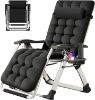 Picture of Zero gravity chair recliner with removable seat cushion and outdoor pool tray
