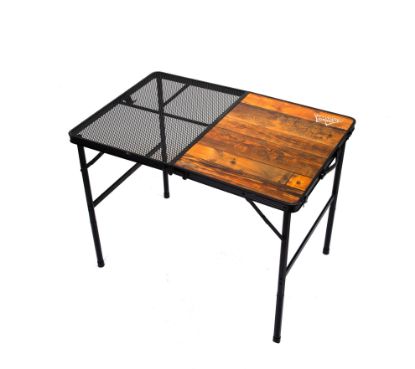 Picture of Folding camping outdoor picnic table with aluminum legs